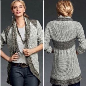 CAbi Shadow Circle Cardigan